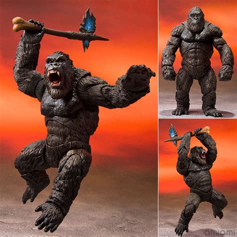 Social media users at a toy fair posted pictures showing the first wave of action figures that will accompany the film when it's released later this year, and they included several shots of the bionic. S.H.MonsterArts KONG FROM GODZILLA VS. KONG(2021)-amiami ...