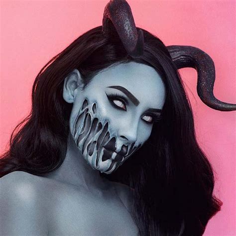 Here are 23 devil makeup ideas that will win any costume contest. 23 Scary Halloween Makeup Ideas for 2018 | Page 2 of 2 ...