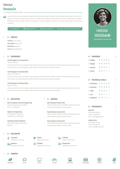 Instead of winging it, use our free resume templates to build a document that catches an employer's eye and presents. Resume Templates Free Download Word | Top Form Templates