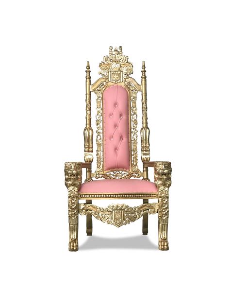 Pink and silver throne chair. Gold • Pink | Throne chair, Chair, Throne