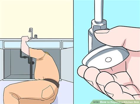 Taking that sink out and replacing it with a new one is costly, time consuming, and messy. Replace a Kitchen Sink (With images) | Replacing kitchen ...