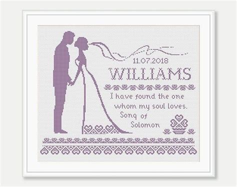 A color printer works best for this, so you can easily wall hangings, pillows, toys and placemats are just a few of the many projects you can make with free cross stitch patterns. Wedding Sampler - Cross stitch pattern - Cross Stitch ...