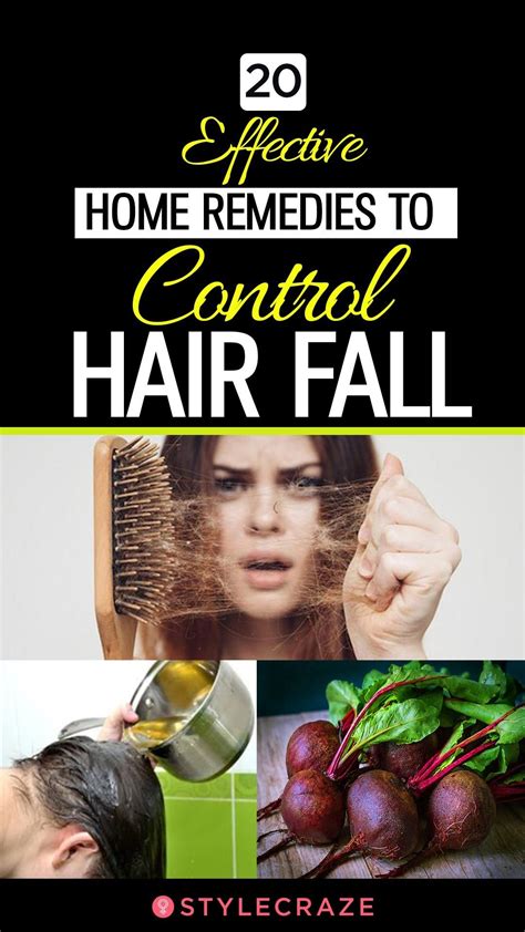 But there are some effective tips which can help you in preventing hair fall and improving hair growth. 11 Effective Home Remedies And Tips To Control Hair Fall ...