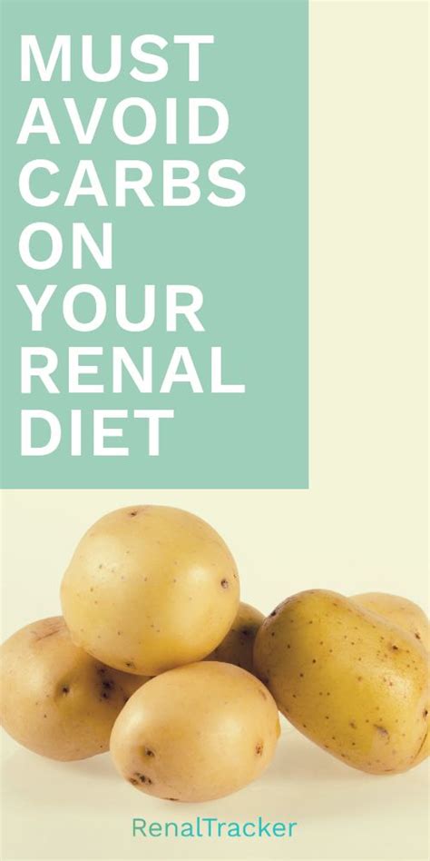 Too many carbohydrates in your diet may get stored as fat, which can lead to weight gain and unhealthy fat around your belly. Carbs to avoid when you have CKD | Renal diet recipes ...
