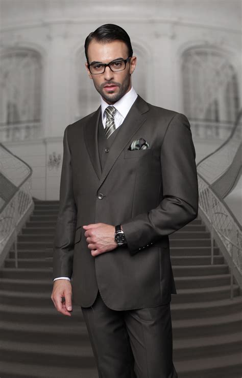 Browse for suits in all shades of olive in affordable prices only at fashion suit outlet. STATEMENT TZ-100 OLIVE, REGULAR FIT SUIT 3PC, 100% WOOL ...