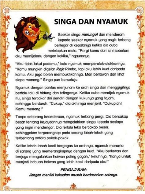 Sini kamu mandi juga, biar aku sabuni, nenek memanggilku. Buku Cerita Kanak Kanak Bahasa Melayu