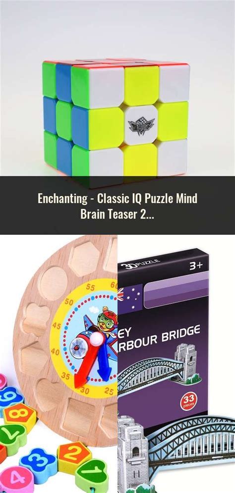 The best puzzles for adults to wind down with, from harry potter to jigsaws to travel jigsaws. Classic IQ Puzzle Mind Brain Teaser 2D 3D Wooden Puzzles ...