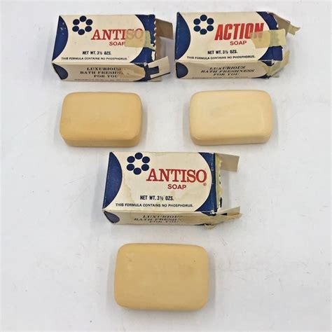 Bar soap is good for handwashing in most situations. Vintage Colgate Palmolive Antiso Action Soap Bars Lot 3 ...