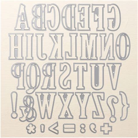 For each correct answer you get points. Stampin Up! Large Letters Framelits - Just Stamp