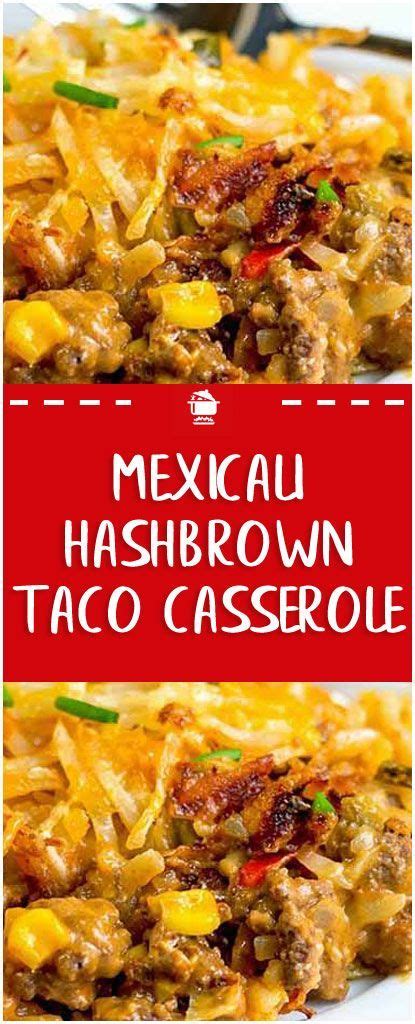 Mr food kitchen taco casserole. Mexicali Hashbrown Taco Casserole | Grace Kitchen ...