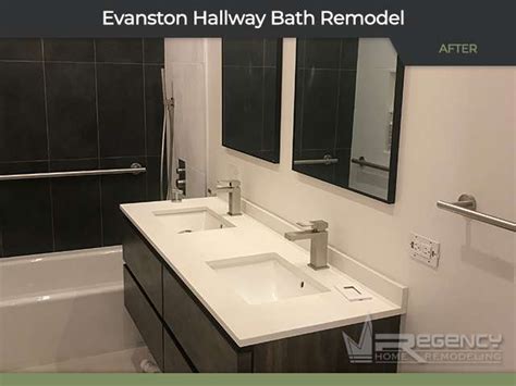 Proudly servicing evanston, il ! Evanston Hallway Bath Remodel - Regency Home Remodeling