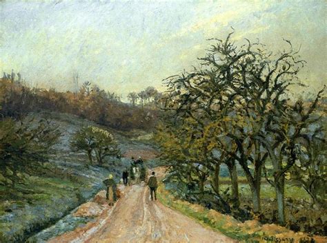 A pontoise, pissarro initia cézanne à l'impressionnisme, et fut influencé en retour par sa rigueur de camille pissarro, le doyen et créateur avec monet de l'impressionnisme, priait en 1872 son ami paul. Lane of Apple Trees near Osny, Pontoise, 1874 - Camille ...