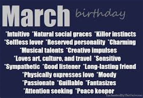 The doctors told me this was almost certainly a type of cancer that is incurable, and that i should expect to live no longer than three to six months. 7 Fascinating Traits of People Born in March | Passnownow