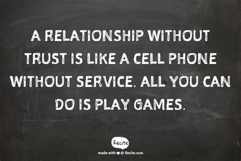 The posts you leave on their timeline. A RELATIONSHIP WITHOUT TRUST IS LIKE A CELL PHONE WITHOUT ...