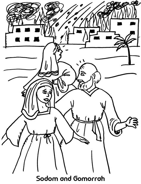 Lot shows us that the decisions that we make today can have huge implications for the future. Sodom and Gomorrah | Coloring Sheet - Wesleyan Kids