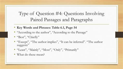 An introductory sentence for a brief summary of the passage is provided below. PPT - The SAT Critical Reading Section Continued: Passage-Based Questions PowerPoint ...