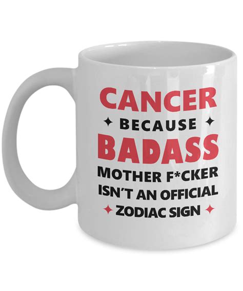 Badass çok havalı kimse billy badass kabadayı badass çok yetenekli veya güçlü kimse ne demek. Cancer Mug Zodiac Gift- Funny Badass Mother f*cker ...