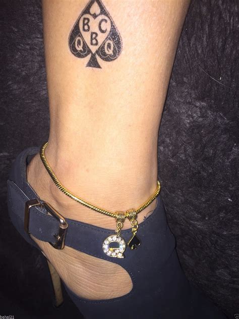 Shop queen of spades stickers created by independent artists from around the globe. Queen of Spades tattoo and anklet. | Spade tattoo, Tattoos ...