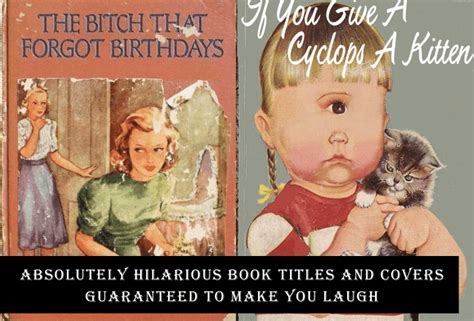 Funny jokes that make you laugh so hard in 2019. Absolutely hilarious book titles and covers guaranteed to ...