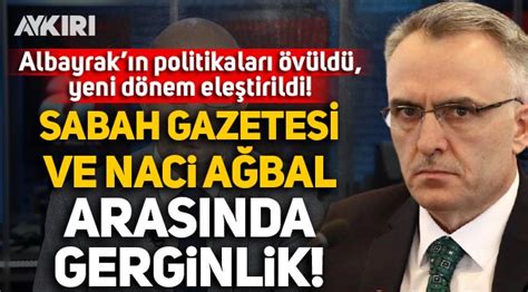 .cumhurbaşkanlığı kararnamesiyle görevden alınarak yerine eski maliye bakanı naci ağbal getirildi. Sabah gazetesi ve Merkez Bankası Başkanı Naci Ağbal arasında gerginlik: Albayrak'ın politikaları ...