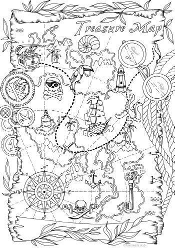 The following is one section of judith kuster's net connections for communication disorders and sciences (www.communicationdisorders.com). Treasure Map - Favoreads Coloring Club