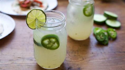 I came up with this recipe after having fish tacos from a street vendor in ensenada, mexico. Jalapeno-Cucumber Margarita | Rachael Ray Show