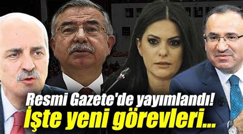 Resmi Gazete'de yayımlandı! İşte o isimlerin yeni ...