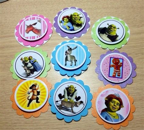 Shrek cupcake toppers, shrek inspired party supplies, shrek birthday, shrek cupcake picks,birthday supplies, fantasticscissors 5 out of 5 stars (345) $ 6.00. A personal favorite from my Etsy shop | Party straws ...