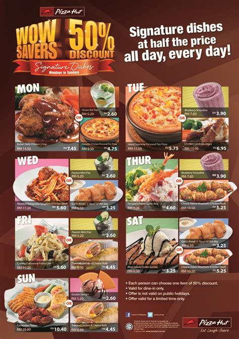 Entra en pizzahut.com.ec y haz ahora tu pedido online. Pizza Hut Wow Savers 50% Discount 2013 di Pizza Hut Nilai