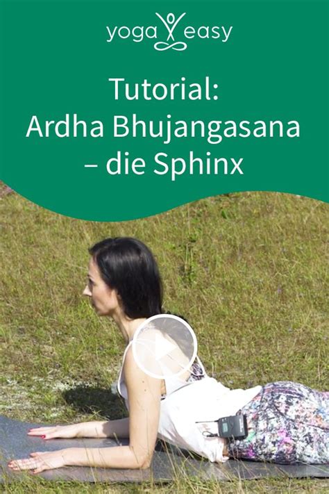 Gleichzeitig wirst du dich sofort aufgerichteter und flexibler in der wieso? Tutorial: Sphinx - Ardha Bhujangasana | Yoga übungen, Yoga ...