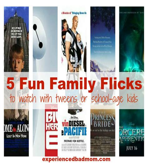 Five Fun Family Flicks to Watch with Tweens | Family movie ...