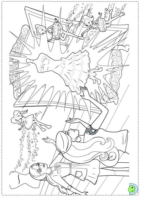 Barbie has been a favorite doll of girls for many years. Barbie Fashion Fairytale Coloring pages for kids- DinoKids.org