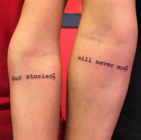 It's really original and meaningful bff tattoo idea. 60 Amazing Best Friend Tattoos for BFFs - TattooBlend