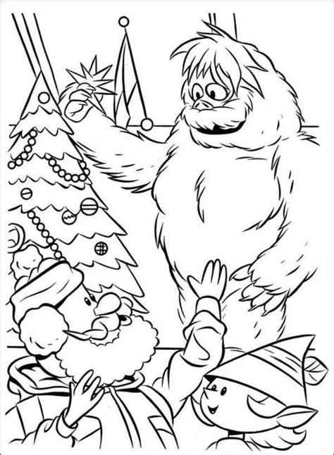 This post may contain affiliate links, view my disclosure policy. Abominable Snowman Coloring Page | Rudolph coloring pages ...