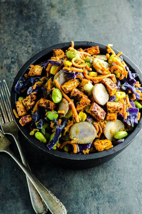 Just mix together equal parts ketchup and chipotle mayo! Sweet Potato Noodles Stir Fry with Peanut Sauce - May I ...