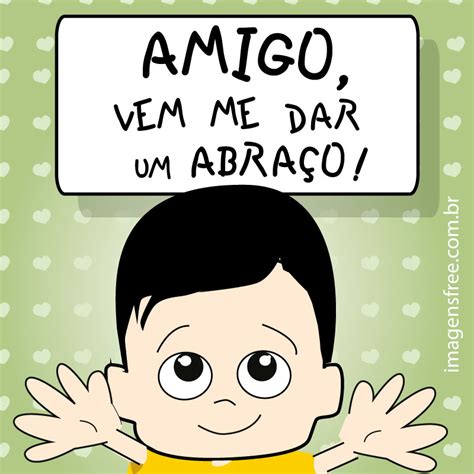 Mensagens, pensamentos e frases curtas para o dia do amigo. Mensagem Dia do Amigo com desenho de menino - Imagens Free