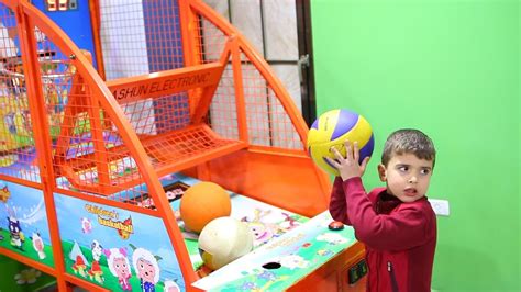 Indoor games for youth fellowship. Basketball for kids challenge - Indoor playground ...