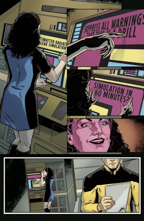 At a retreat for connext, a new tech startup led by women, the startup whisperer requires employees to give up all smart phones, tablets, and laptops, and they quickly discover the absence of gadgets. Star Trek: The Next Generation: Through The Mirror #4 ...