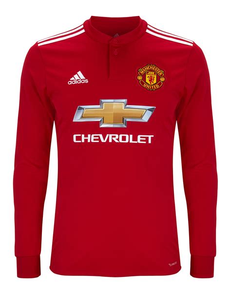 The manchester united home, away and third jerseys along with the training kits are available to order now. adidas Adult Man Utd 17/18 Home Jersey LS | Life Style Sports