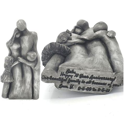 Our list of the best gifts for husbands is a good place to start. 10 Year Anniversary Aluminum Sculpture, 10th Anniversary ...