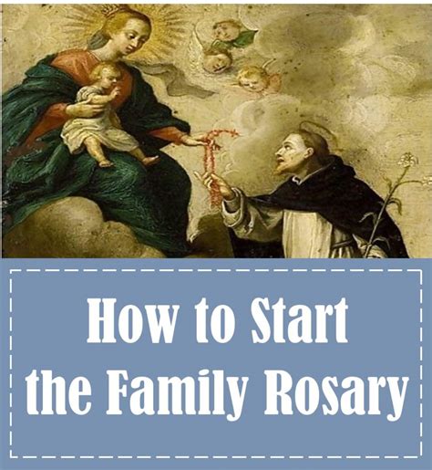 How to Start the Family Rosary - Intentional Catholic ...