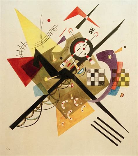 On white ii is an artwork on useum. Sketch for On White II - Wassily Kandinsky as art print or ...