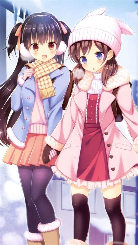 Anime Cute Friends Wallpapers - Wallpaper Cave