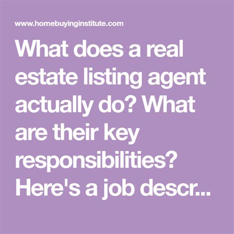 Real estate brokers are professionals who are involved in the process of buying and selling property. Pin on Real Estate Stuff