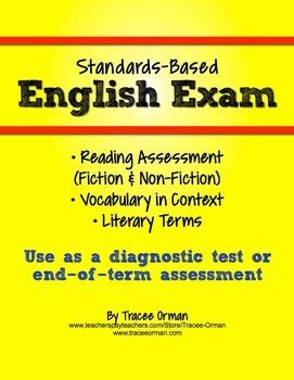 » do not use the same word more than once/twice. Common Core English Exam Reading and Vocabulary Assessment | English exam, Common core english ...