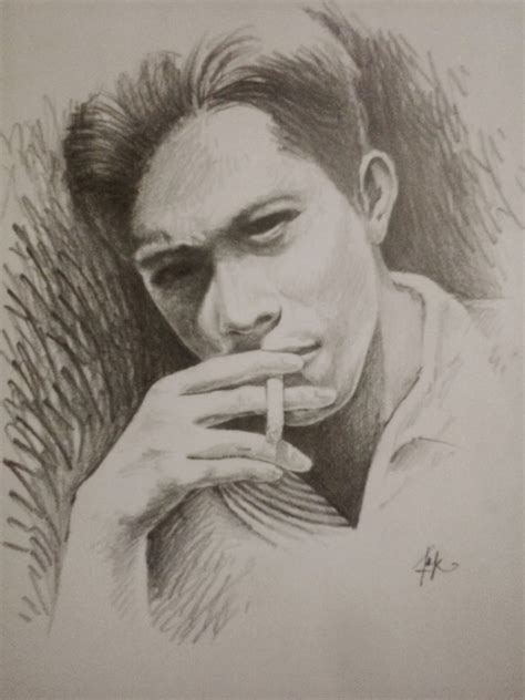 Poin pembahasan populer 36+ seni gambar hitam putih adalah : sketsa, lukis, karikatur wajah: sketsa wajah hitam putih by Indra Lukmana