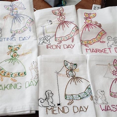 With the lowest prices online, cheap shipping rates. Set of 7 Handmade Embroidered Kitchen Towel Set with Wine ...