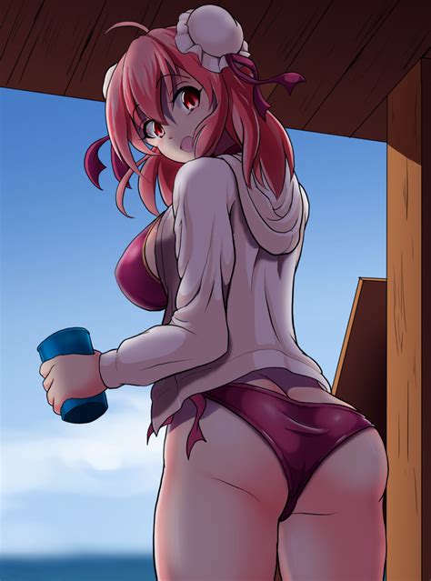 Maybe you would like to learn more about one of these? Safebooru - 1girl ass beach bikini breasts bun cover cup ...