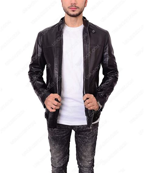 Leather bomber jackets and motorcycle jackets should hit at your belt. Zayn Malik Slim Fit Black Bomber Leather Jacket For Men