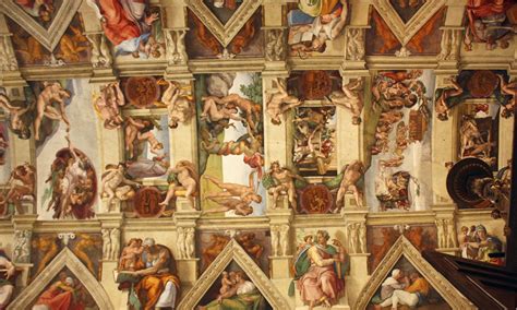 1) the ceiling is really high up, and 2) there are a lot of paintings up there. Checking the Did-It Box: See the Ceiling of the Sistine ...